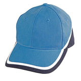 CH38 Tri Contrast Colours Cap Hats Winning Spirit   