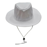 H1026 Slouch Hat With Break-Away Clip Strap Hats Winning Spirit White 55 