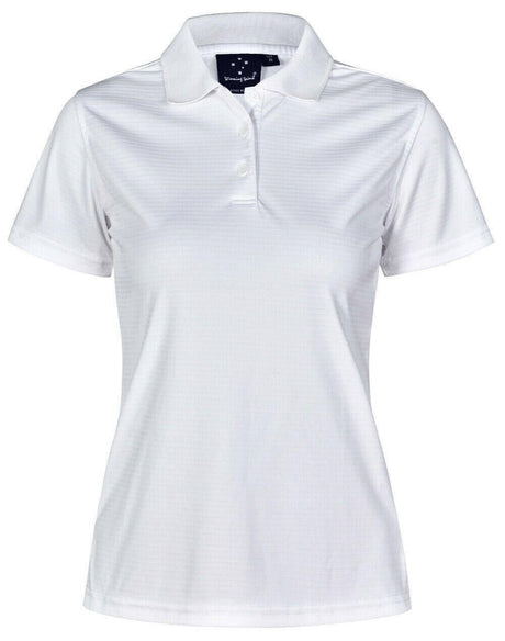 PS76 Icon Polo Ladies Polos Winning Spirit White 8 