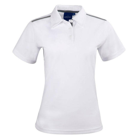 PS84 Staten Polo Shirt Ladies Polos Winning Spirit White.Ash 6 