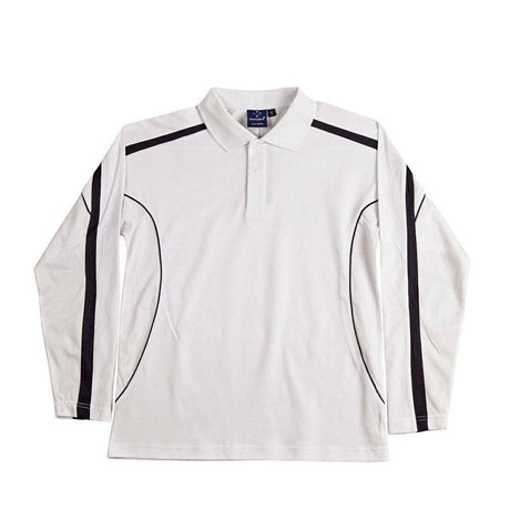 PS69K Legend Plus Kids Polos Winning Spirit White.Navy 06K 