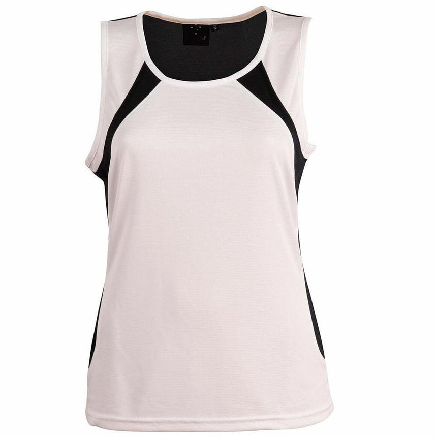 Sprint Singlet Ladies Singlets Winning Spirit White.Navy 6 