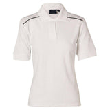 PS26 Cambridge Polo Ladies Polos Winning Spirit White.Navy 8 