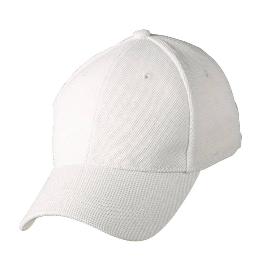 Pique Mesh Cap Hats Winning Spirit White  
