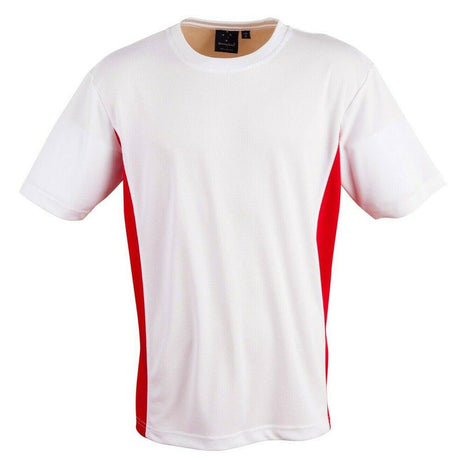 Teammate Tee Kids T Shirts Winning Spirit White.Red 06K 