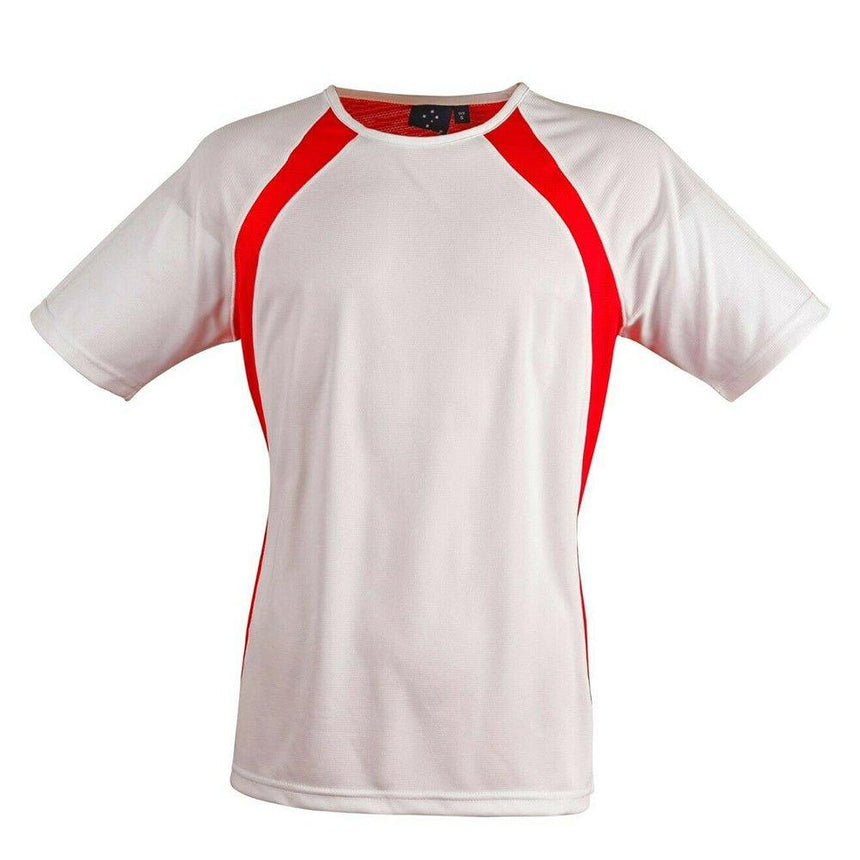 Sprint Tee Shirt Men's T Shirts Winning Spirit White.Red S 