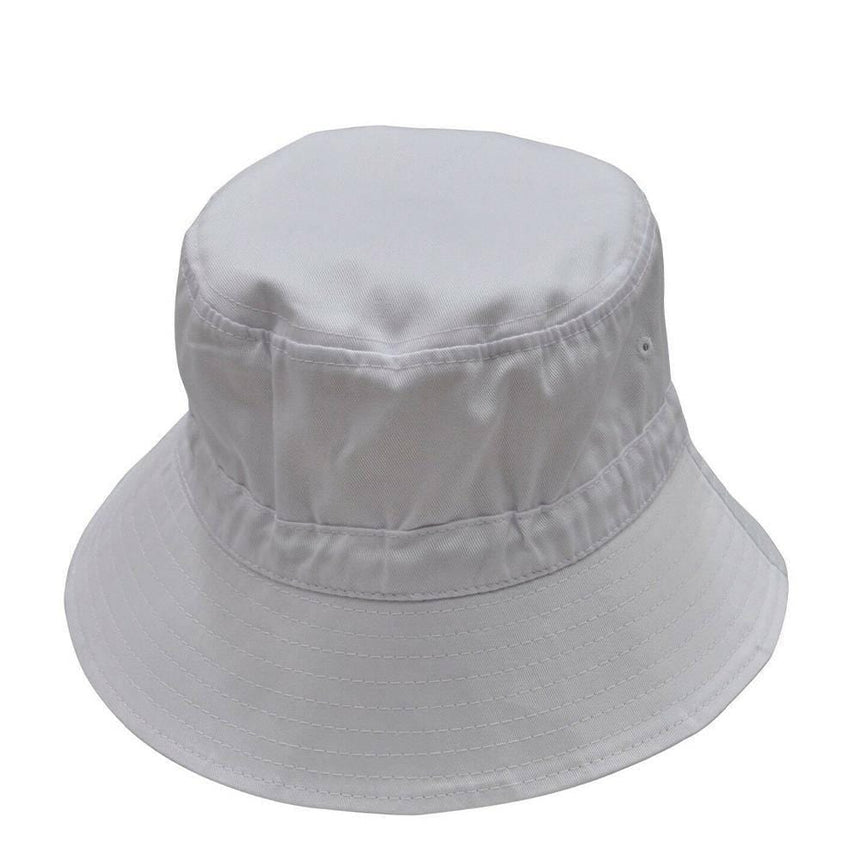 Bucket Hat With Toggle Hats Winning Spirit White S/M 