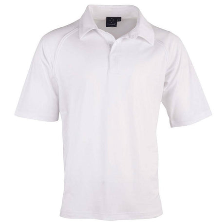 Cricket Polo Short Sleeve Men's Polos Winning Spirit White XS 