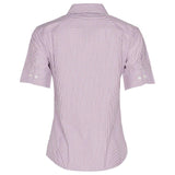 M8234 Women's Balance Stripe Short Sleeve Shirt Shirts Winning Spirit