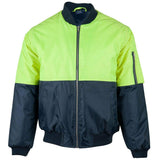 SW06A Hi-Vis Two Tone Flying Jacket Jackets Winning Spirit Yellow.Navy S 