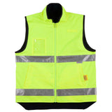 SW49 Hi-Vis Safety Vest Vests Winning Spirit Yellow.Navy S 